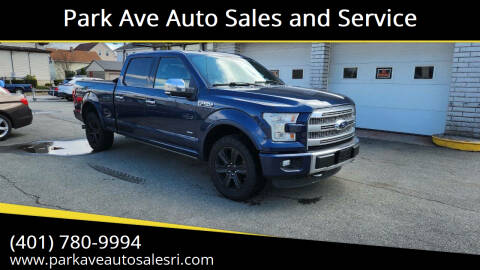 2015 Ford F-150 for sale at Park Ave Auto Sales and Service in Cranston RI