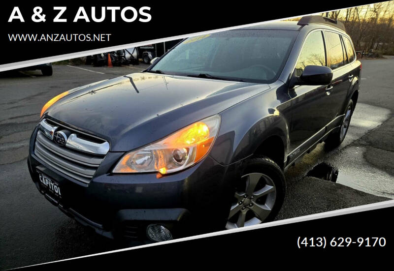 2014 Subaru Outback for sale at A & Z AUTOS in Westfield MA