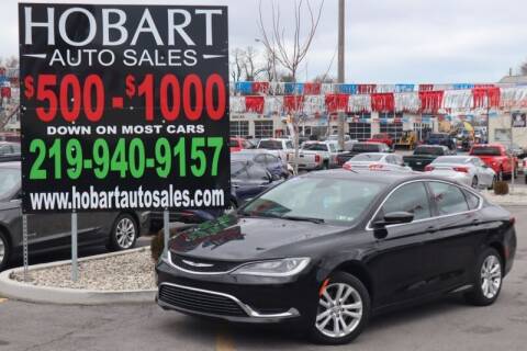 2015 Chrysler 200 for sale at Hobart Auto Sales in Hobart IN