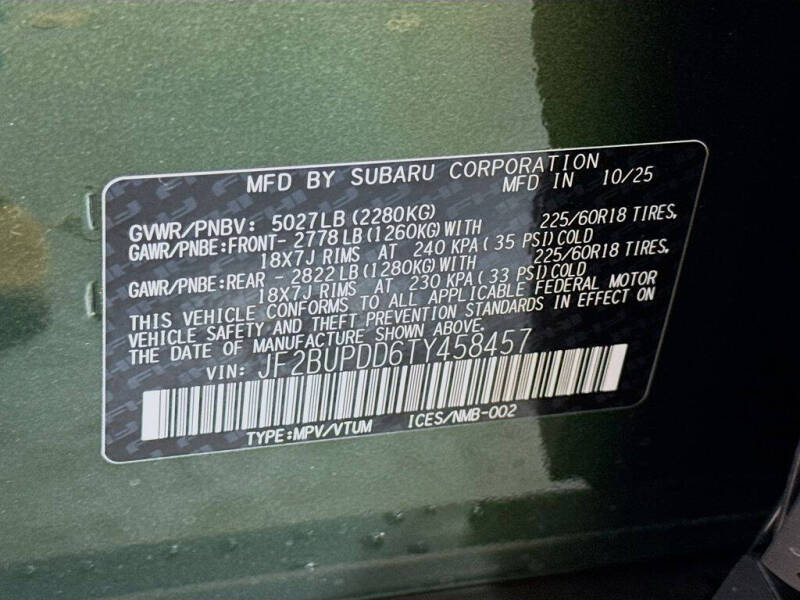 2026 Subaru Outback Limited