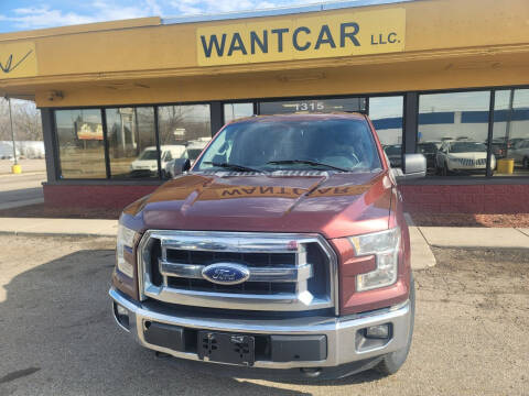 2015 Ford F-150 for sale at WANTCAR in Lansing MI