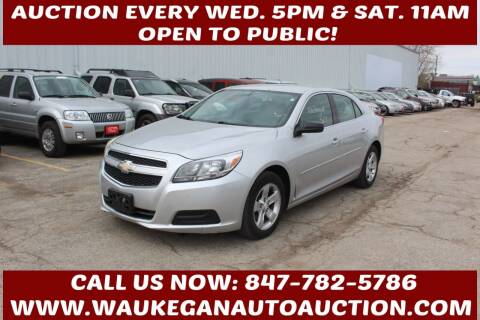 2013 Chevrolet Malibu for sale at Waukegan Auto Auction in Waukegan IL