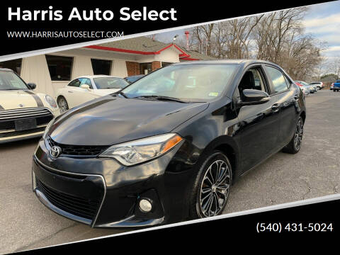 2015 Toyota Corolla for sale at Harris Auto Select in Winchester VA