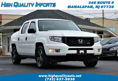2013 Honda Ridgeline for sale at High Quality Imports in Manalapan NJ