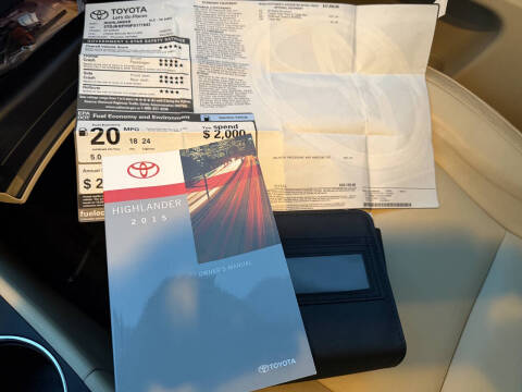 2015 Toyota Highlander XLE