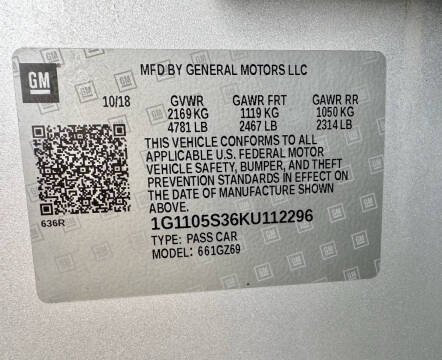 2019 Chevrolet Impala Premier