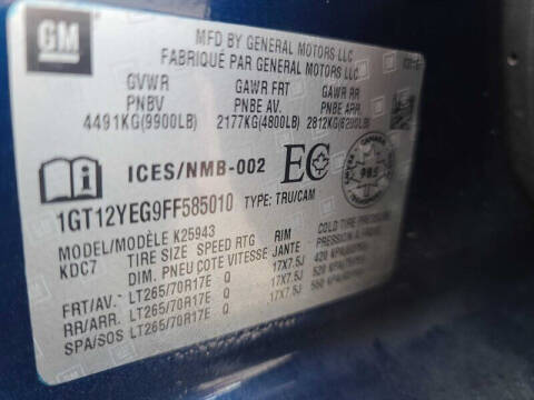 2015 GMC Sierra 2500HD