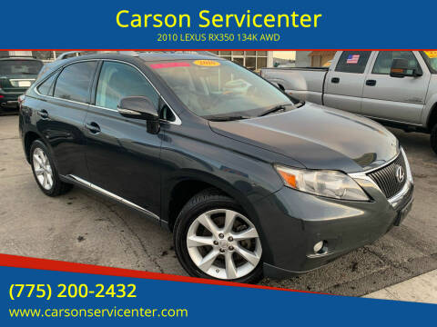 2010 Lexus RX 350 for sale at Carson Servicenter in Carson City NV
