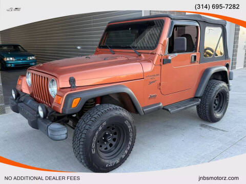 2000 Jeep Wrangler for sale at JNBS Motorz in Saint Peters MO