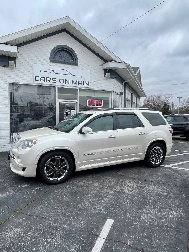 2012 GMC Acadia for sale at Cars On Main in Findlay, OH