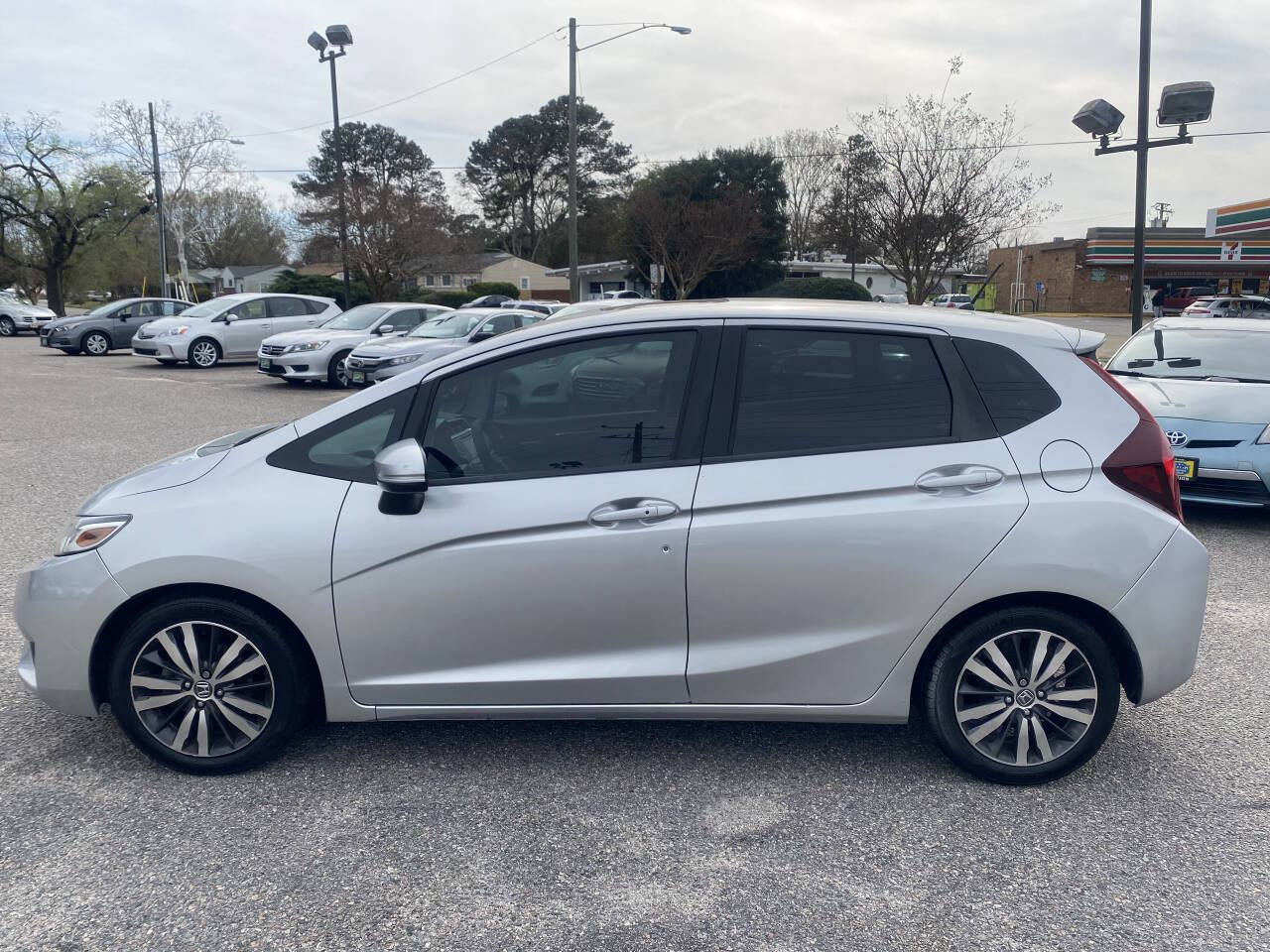 Silver 2015 Honda Fit EX EX 4dr Hatchback CVT 2