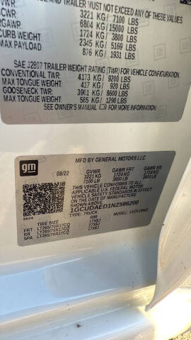 2022 Chevrolet Silverado 1500