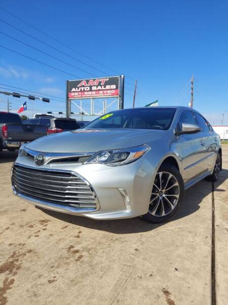 2018 Toyota Avalon for sale at AMT AUTO SALES LLC in Houston TX