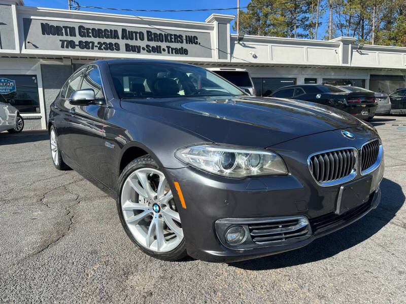 2015 BMW 5 Series for sale at North Georgia Auto Brokers in Snellville GA