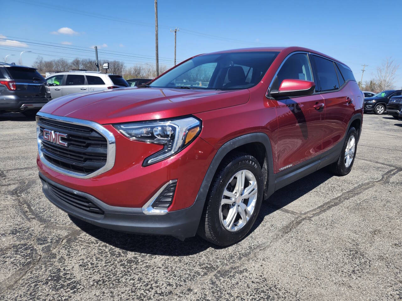 Burgundy 2018 GMC Terrain SLE SLE 4dr SUV 2