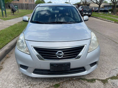 2014 Nissan Versa for sale at Total Auto Services in Houston TX