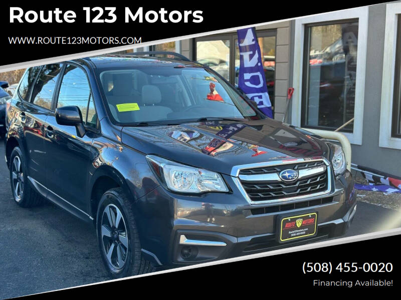 2017 Subaru Forester for sale at Route 123 Motors in Norton MA