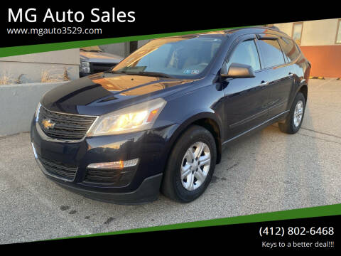 2015 Chevrolet Traverse for sale at MG Auto Sales in Pittsburgh PA