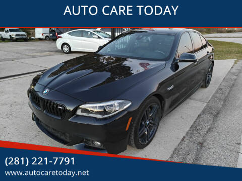 2014 BMW 5 Series for sale at AUTO CARE TODAY in Spring TX