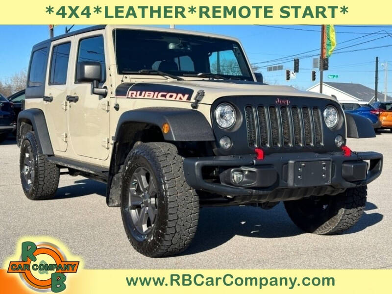 2017 Jeep Wrangler Unlimited for sale at R & B CAR CO in Fort Wayne IN