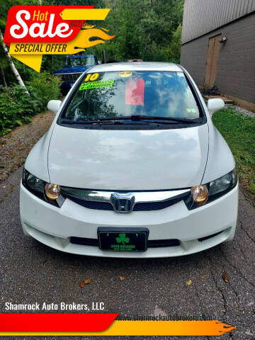 2010 Honda Civic for sale at Shamrock Auto Brokers, LLC in Belmont NH