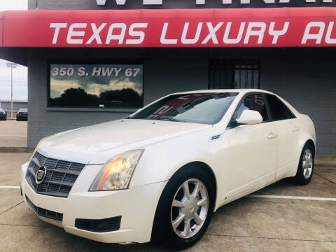 2008 Cadillac CTS for sale at Texas Luxury Auto in Cedar Hill TX