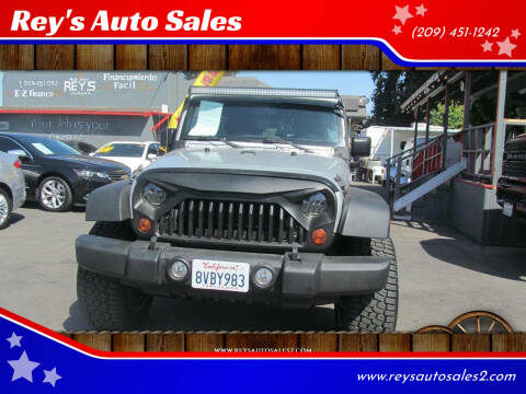 2012 Jeep Wrangler Unlimited for sale at Rey's Auto Sales in Stockton CA