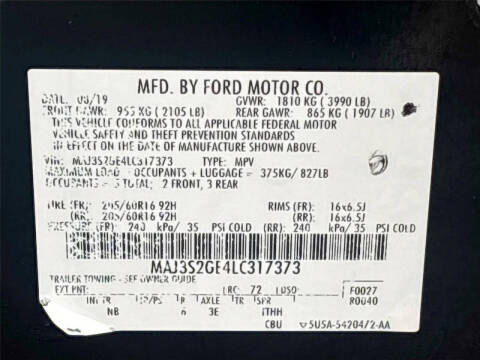 2020 Ford EcoSport SE