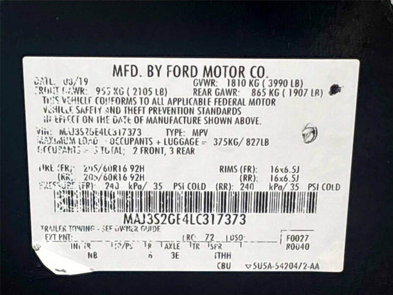 2020 Ford EcoSport SE