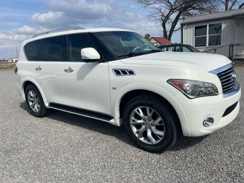 2014 Infiniti QX80 for sale at RAYMOND TAYLOR AUTO SALES in Fort Gibson OK