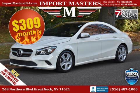 2017 Mercedes-Benz CLA for sale at Import Masters in Great Neck NY