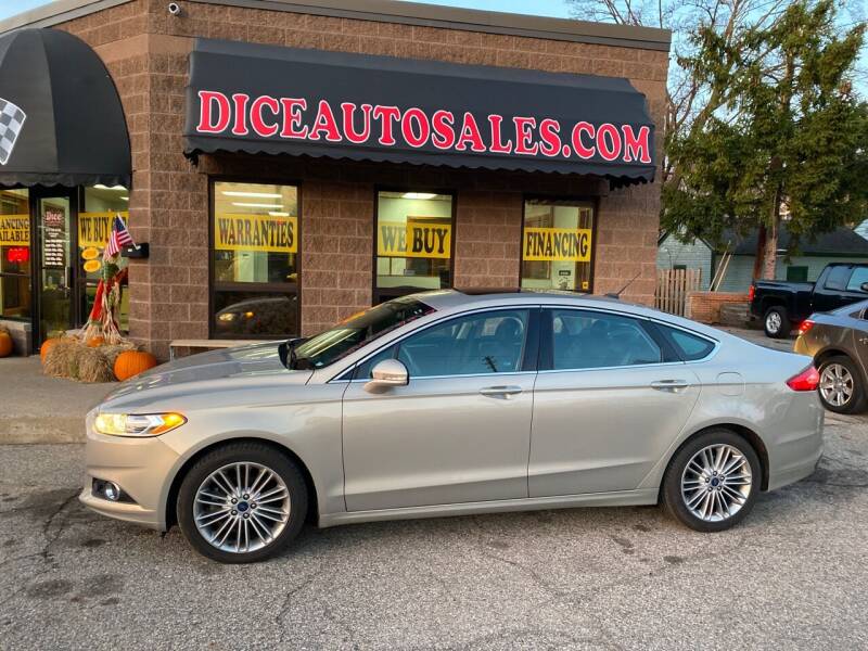 2015 Ford Fusion for sale at Dice Auto Sales in Lansing MI