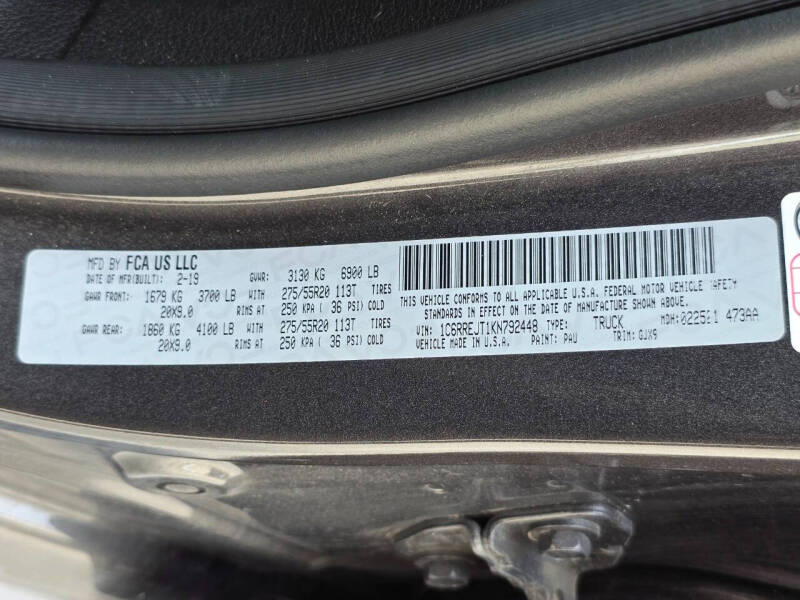 2019 RAM 1500 Laramie