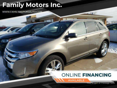 2013 Ford Edge for sale at Family Motors Inc. in West Burlington IA
