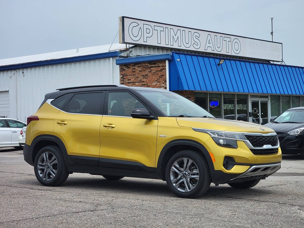 2021 Kia Seltos for sale at Optimus Auto in Omaha, NE