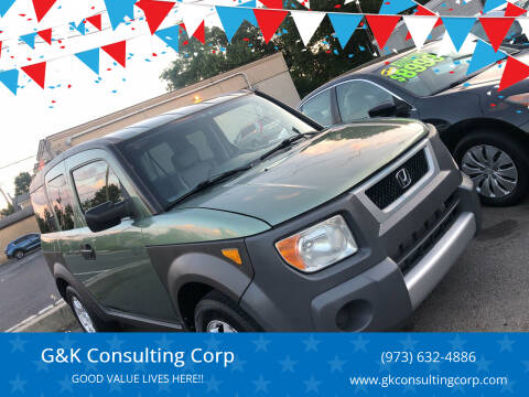 2004 Honda Element for sale at G&K Consulting Corp in Fair Lawn NJ