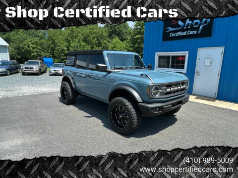 2021 Ford Bronco for sale at Shop Certified Cars in Easton MD