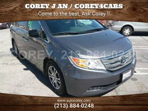 2012 Honda Odyssey for sale at WWW.COREY4CARS.COM / COREY J AN in Los Angeles CA