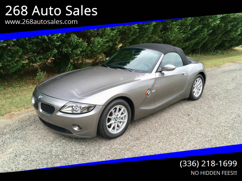 2003 BMW Z4 for sale at 268 Auto Sales in Dobson NC