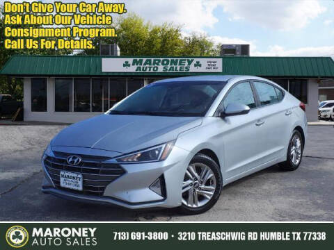 2019 Hyundai Elantra for sale at Maroney Auto Sales in Humble TX