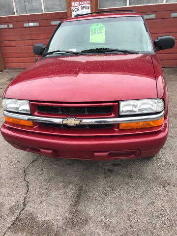 2002 Chevrolet Blazer for sale at MKE Avenue Auto Sales in Milwaukee WI