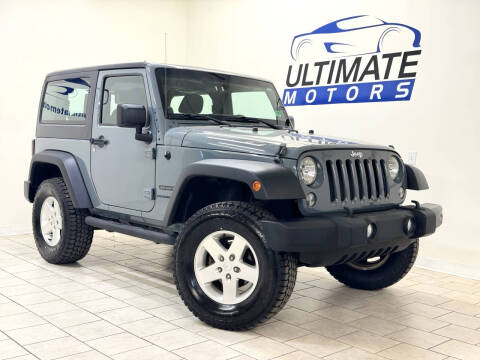 2014 Jeep Wrangler for sale at ULTIMATE MOTORS in Midlothian VA