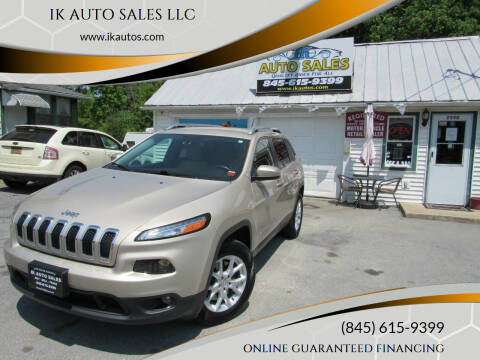 2015 Jeep Cherokee for sale at IK AUTO SALES LLC in Goshen NY