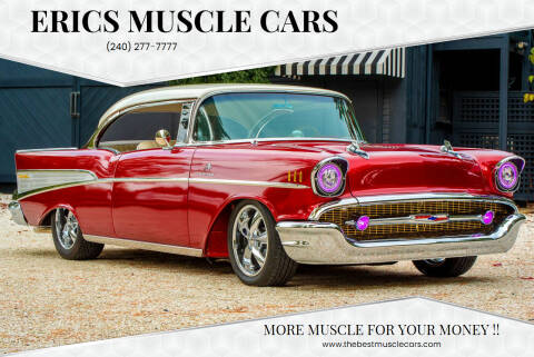 1957 Chevrolet Bel Air for sale at Eric's Muscle Cars in Clarksburg MD