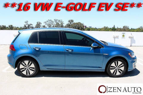 2016 Volkswagen e-Golf SE