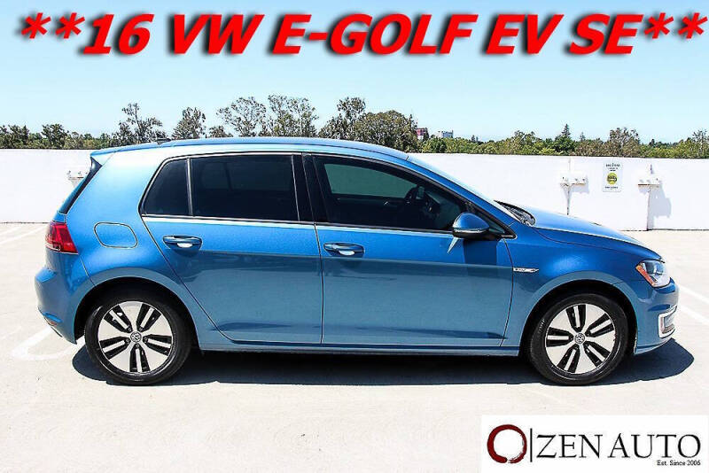 2016 Volkswagen e-Golf SE