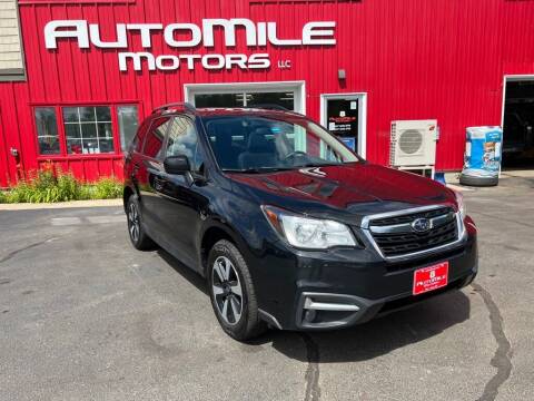 2018 Subaru Forester for sale at AUTOMILE MOTORS in Saco ME