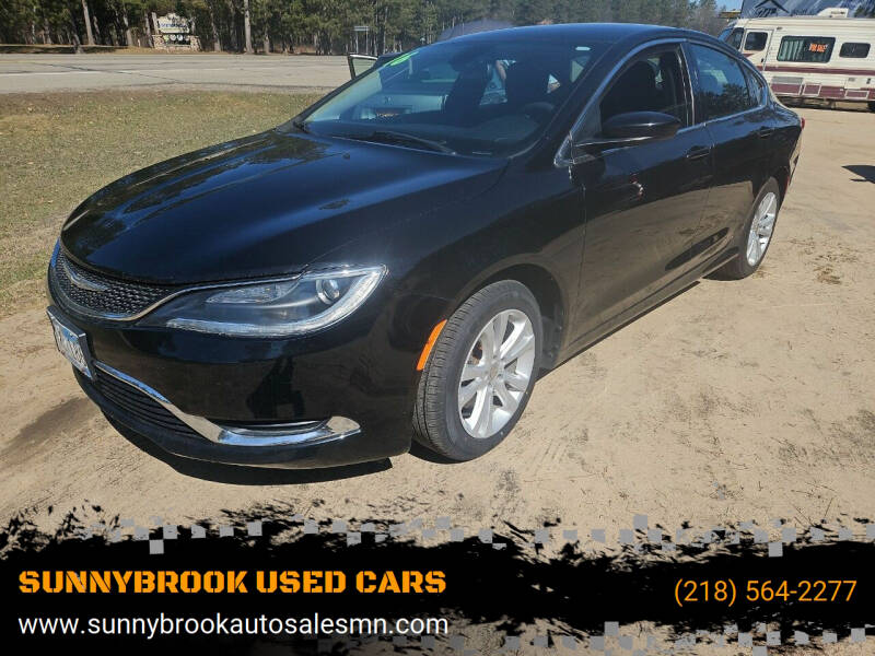 2016 Chrysler 200 for sale at SUNNYBROOK USED CARS in Menahga MN
