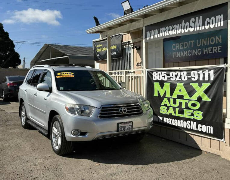 2010 Toyota Highlander for sale at Max Auto Sales in Santa Maria CA