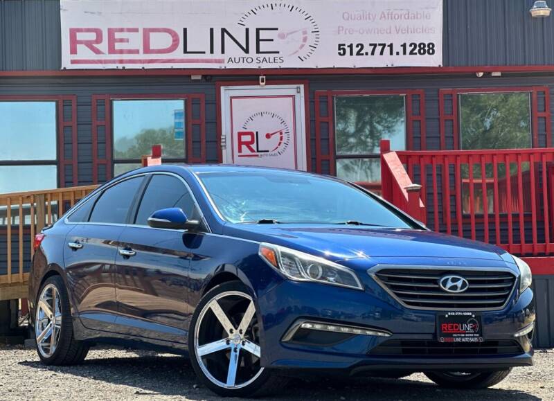 2015 Hyundai Sonata for sale at REDLINE AUTO SALES LLC in Cedar Creek TX